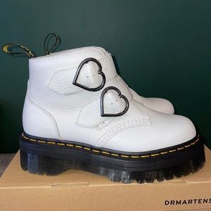 Dr. Martens Devon Heart Leather Platform Boots